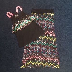 Matching skirt and top set!